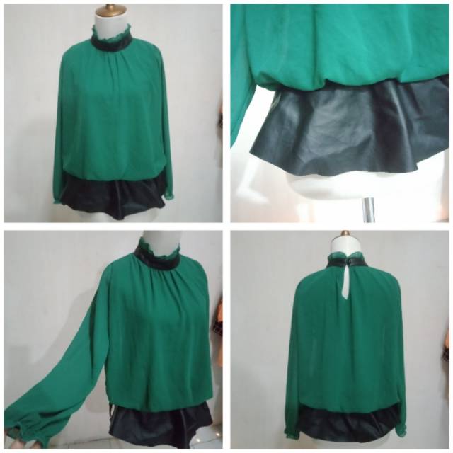 Blouse Dark Green