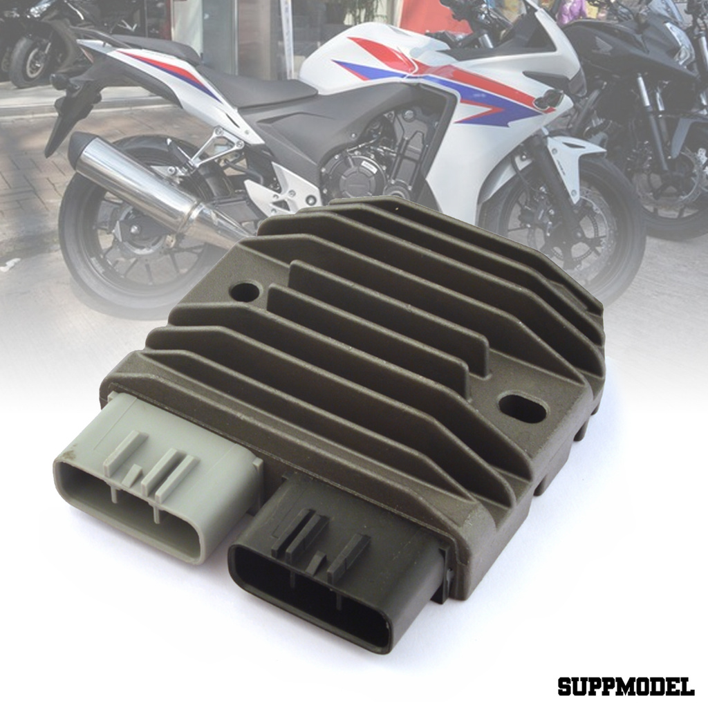 SPM R2001.1 Motorcycle Voltage Regulator Simple Structure Replacement Gray Easy Installation Voltage Regulator Rectifier for Hondas, for Yamahas, for Kawasaki, for Suzukis, for KTM motorcycle