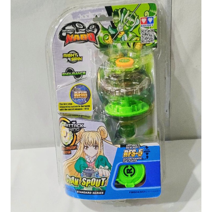 Gansing Beyblade Auldey Nado Besi Infinity Standart Series