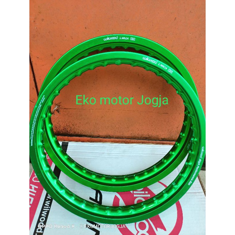 velg pelek wilwood ring 14 hijau