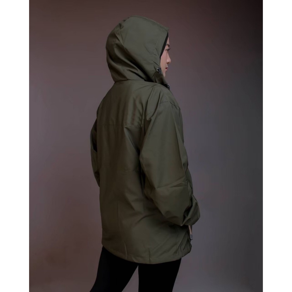 JAKET TASLAN  WP OUTDOOR WANITA JAKET GUNUNG PARASUT WATERPROOF ORIGINAL THE BOJIEL