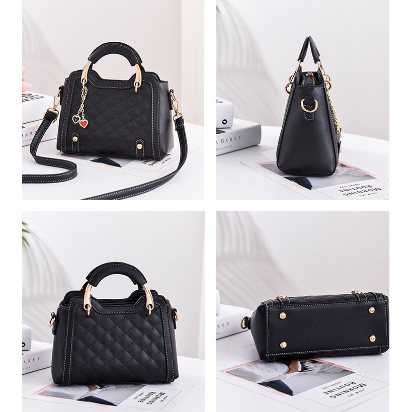 JK 715 1KG MUAT 2PCS TAS SELEMPANG WANITA FASHION IMPORT Y9011