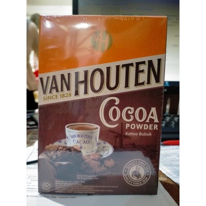 

Promo Awal tahun Cokelat Bubuk (Cocoa Chocolate Powder) Van Houten 180gr Big Sale