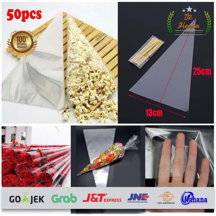 

Pcs Plastik Segitiga Bening Tali Pengikat Untuk Henna ITC