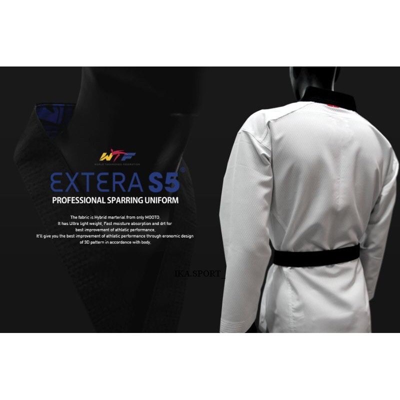 (MTO) EXTERA S5 FIGHTER TAEKWONDO UNIFORM MOOTO