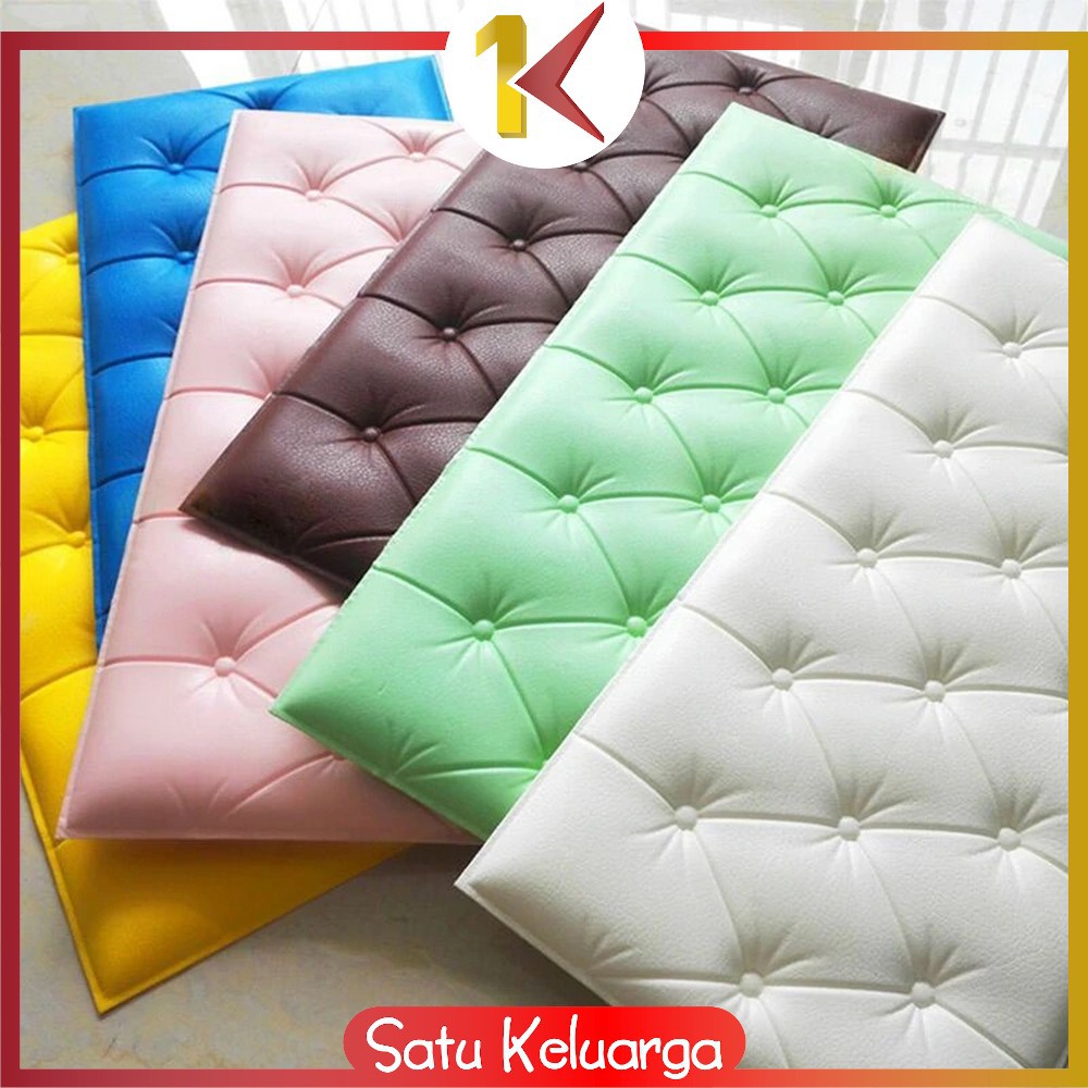 SK-C119 Wallpaper 3D Foam Headboard Bed Wall Stiker Wallfoam Dinding 3D Walpaper Foam Dekorasi Rumah-1