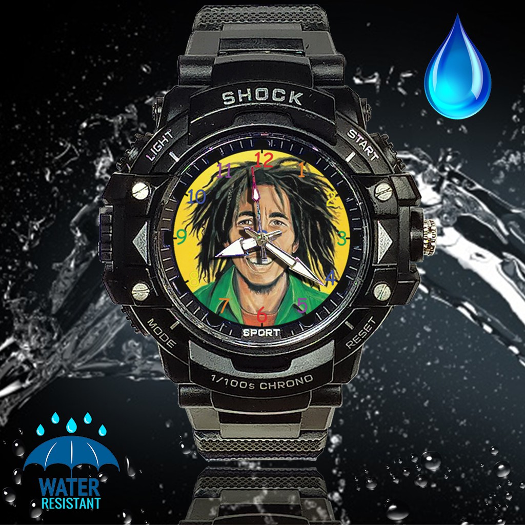 (JOS GANDOS BOS) Jam Tangan BOB MARLEY (Exclusive)