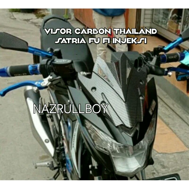 Visor CARBON Thailand Suzuki Satria Fu150 Fi injeksi Visor Satria Fu Fi VISOR CARBON SATRIA FU INJEK