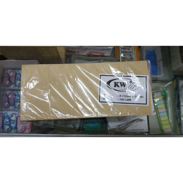 

Amplop Coklat 12 x 28 cm isi 100 pcs Samson B