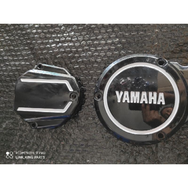 TUTUP BLOK MESIN DAN MAGNET RX KING NEW BAK MESIN DAN TUTUP POMPA OLI RX KING RX SPESIAL LIST PUTIH