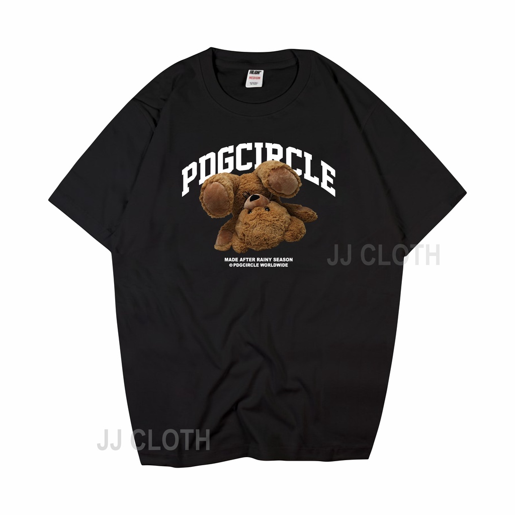 Tshirt Baju Kaos Distro PDGCIRCLE Bear / Kaos Distro Pria Wanita