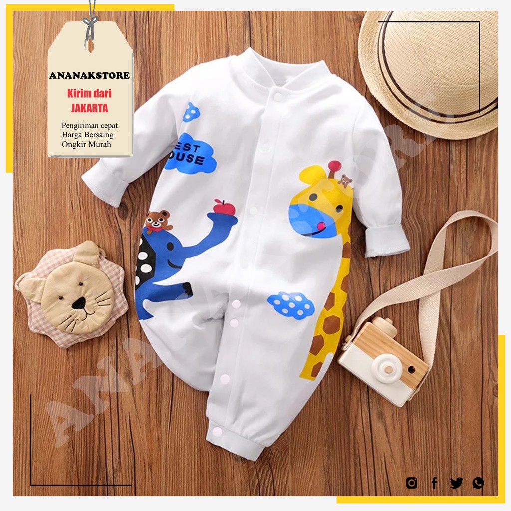  Baju  Bayi  Cowok Jumper  Lengan  Panjang  import Korea BA 215 