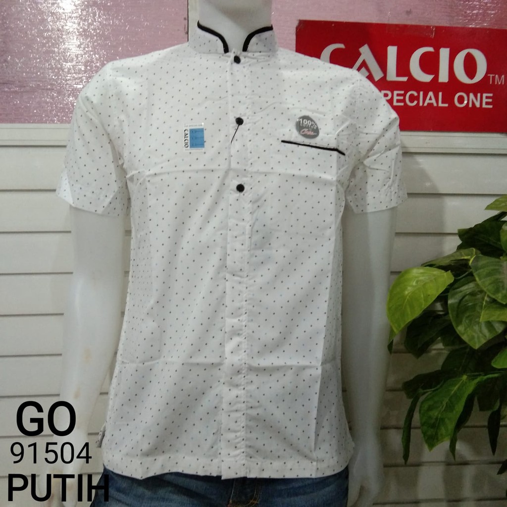 gof CALCIO SHIRT REGULER Kemeja cowok lengan pendek 100% Original!