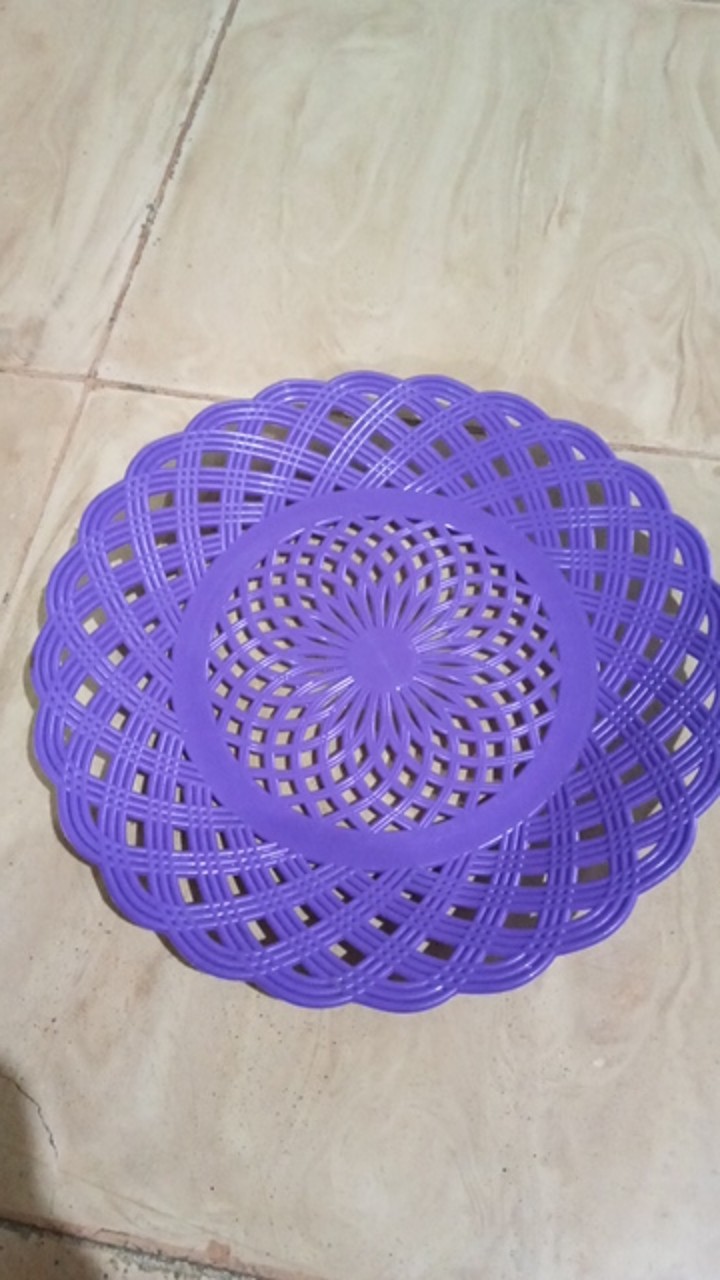 Piring Rotan Plastik / Piring Anyam 254 Cm (per Biji)