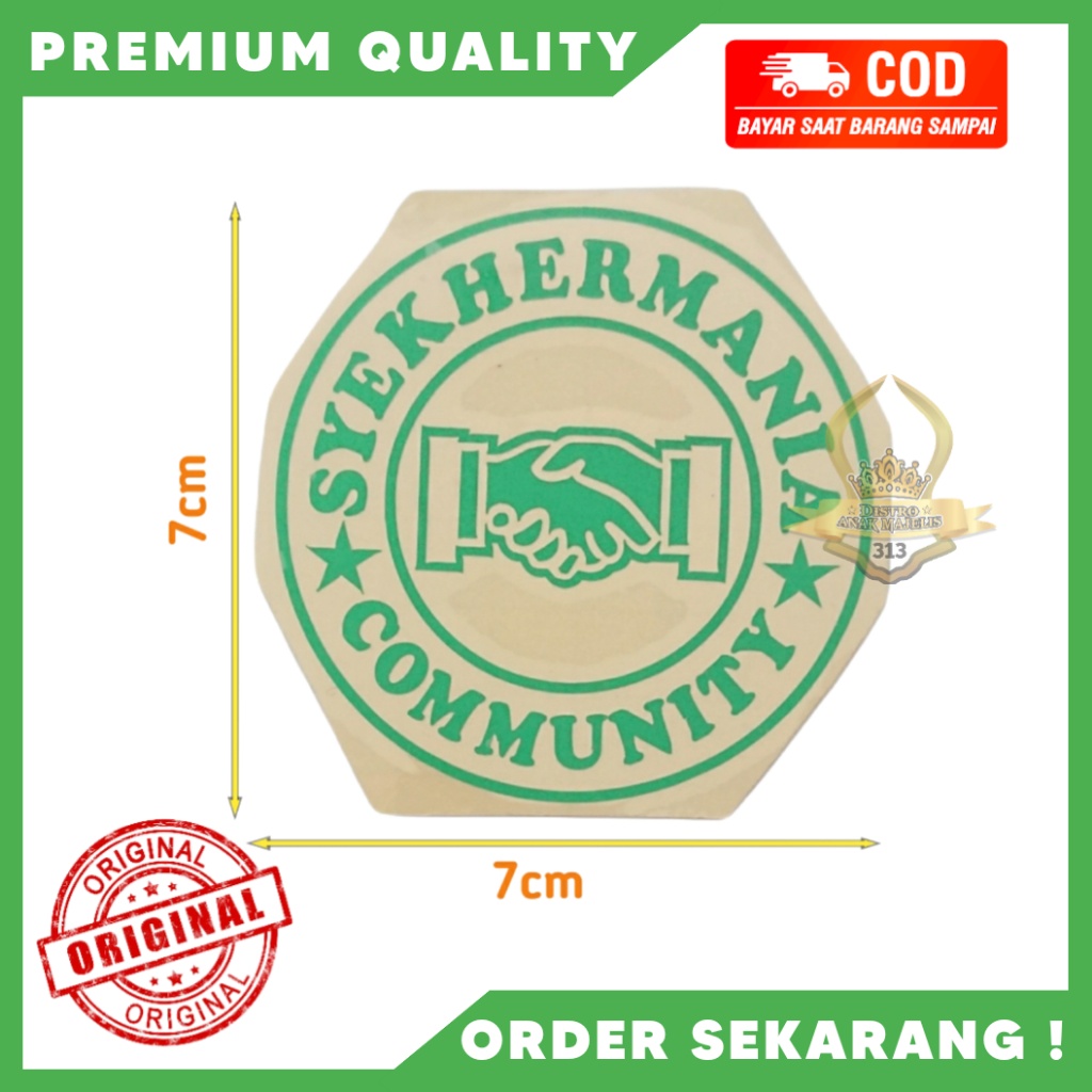 

STIKER SYEKHERMANIA / STIKER CUTTING SYEKHERMANIA MURAH BERKUALITAS