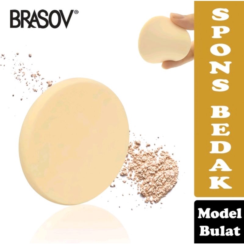 BRASOV Spons Bedak / Foundation | Sponge Puff Make Up Tools Kotak