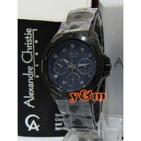 jam tangan wanita Alexandre Christie Original AC 6305 MC FBL