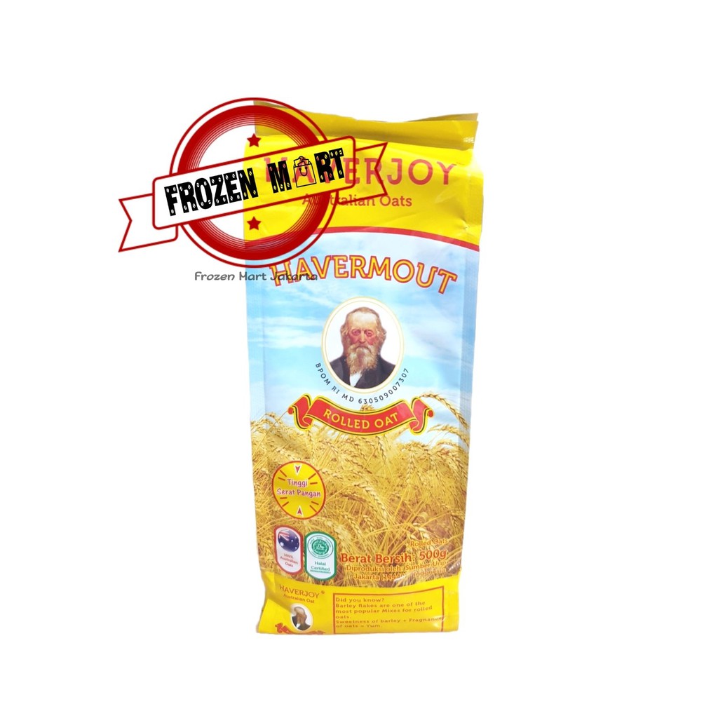 HAVERJOY Rolled Oats 500 Gr