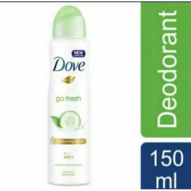 dove go fresh cucumber deodorant spray 150ml