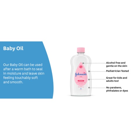 ❤ jselectiv ❤ JOHNSON'S Baby Oil 50ml 125ml 250ml | Baby Oil JOHNSONS | Minyak Pijat Bayi JOHNSONS