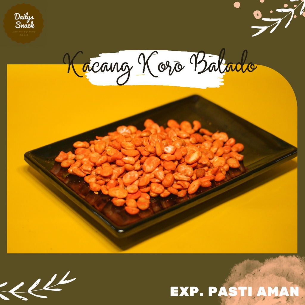 

SNACK KILOAN / MAKANAN RINGAN - KACANG KORO BALADO, ORIGINAL 250 GRAM