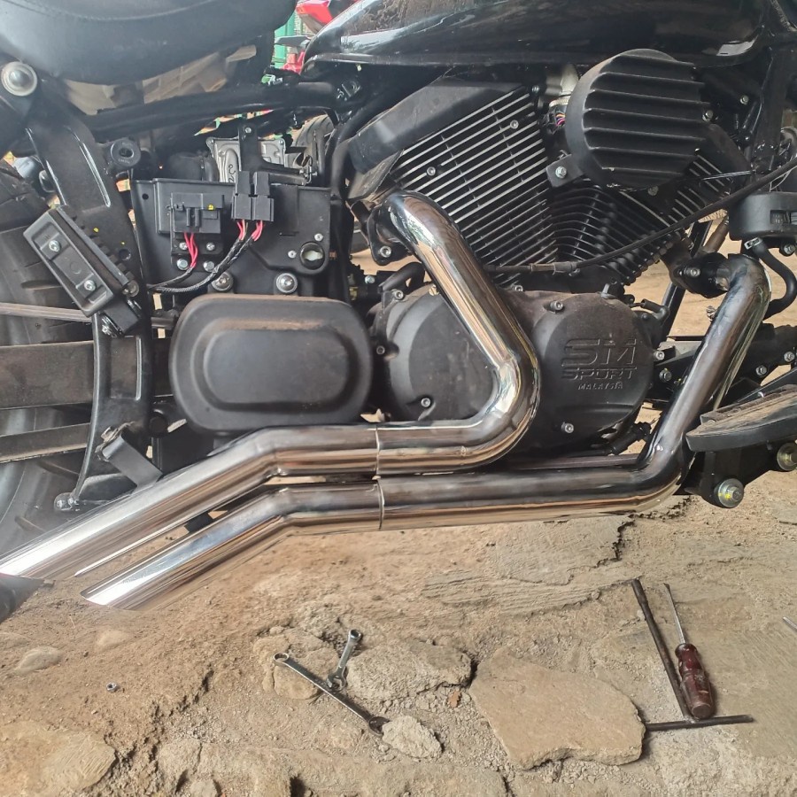 Knalpot SM Sport V16 Stenliss steell