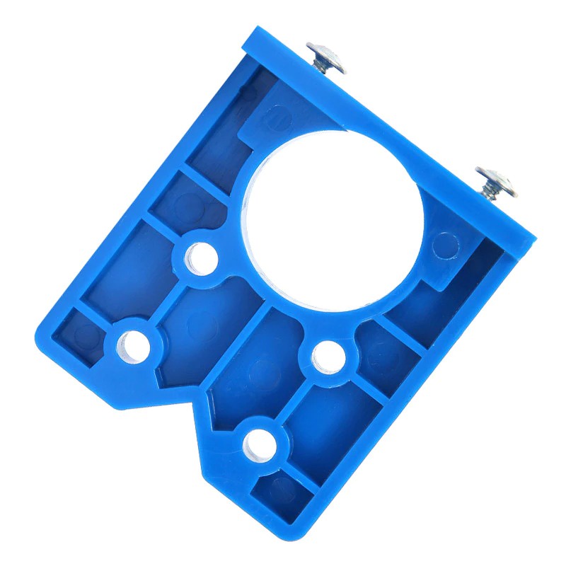 Alat Bantu Bor Engsel Pintu Hinge Hole Drill Guide Woodworking Locator Positioner 35 mm - CDB35 - 7ROTBTBL Blue