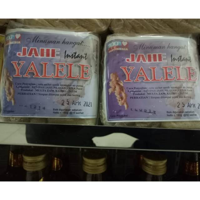 

Jahe instant YALELE