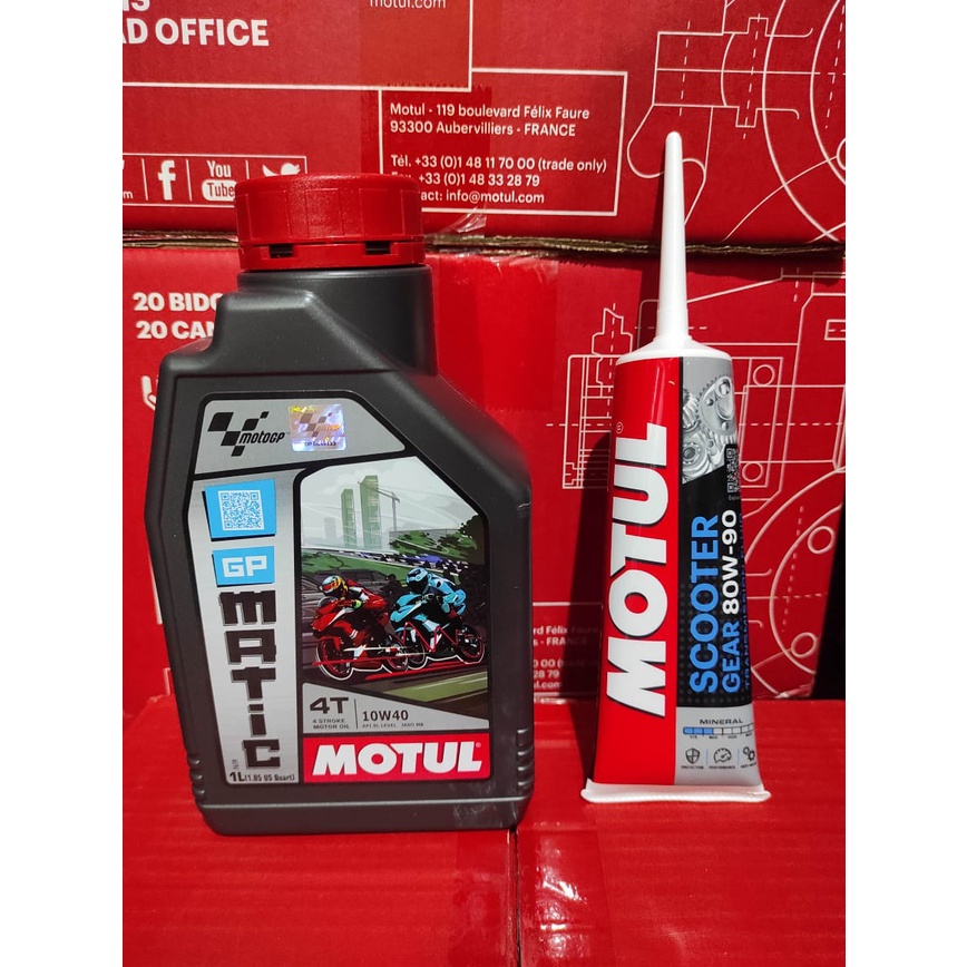 OLI MOTUL MOTO GP MATIC 1 LT SAE 10-40 100% ORIGINAL