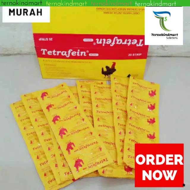 TETRAFEIN - Obat Ngorok Gering Pilek Ayam