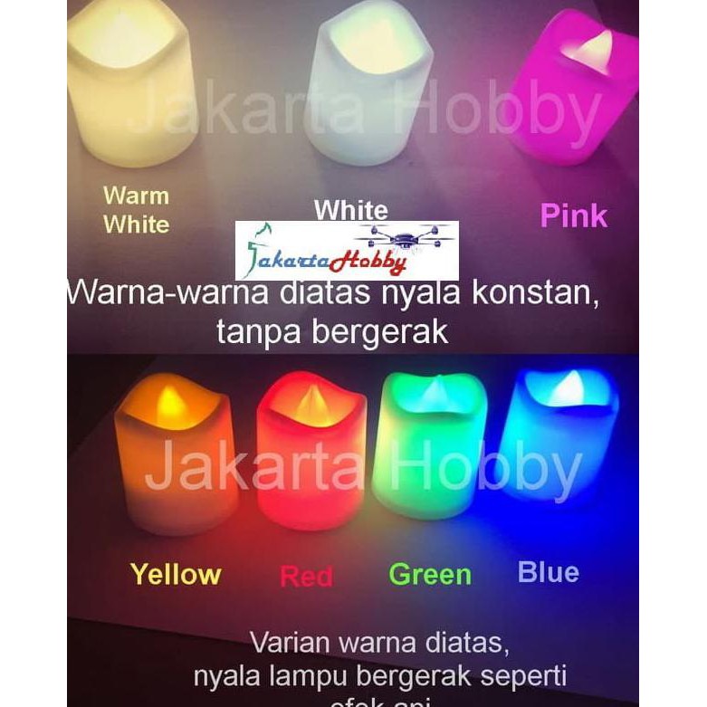 Lilin Elektrik Lilin Electric New Model Terbaru Led Candle Pesta Ultah Pink Shopee Indonesia