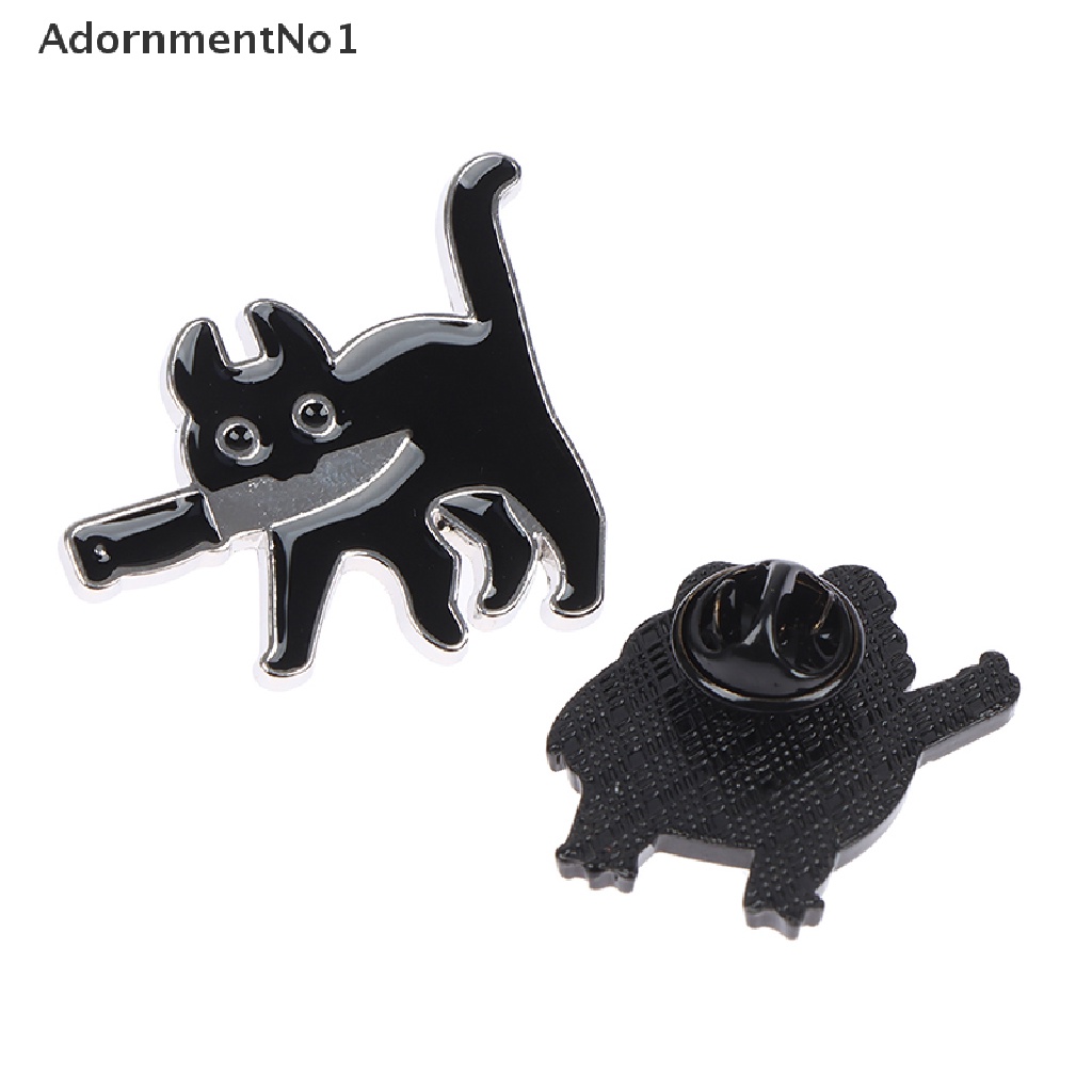 (AdornmentNo1) 1pc Bros pin Enamel Desain Katak / Kucing Dengan Gestur Tangan