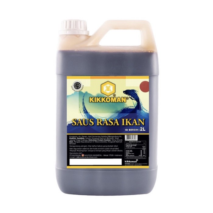 Kikkoman Kecap Ikan Halal - Fish Sauce Jerigen 2L Halal MUI