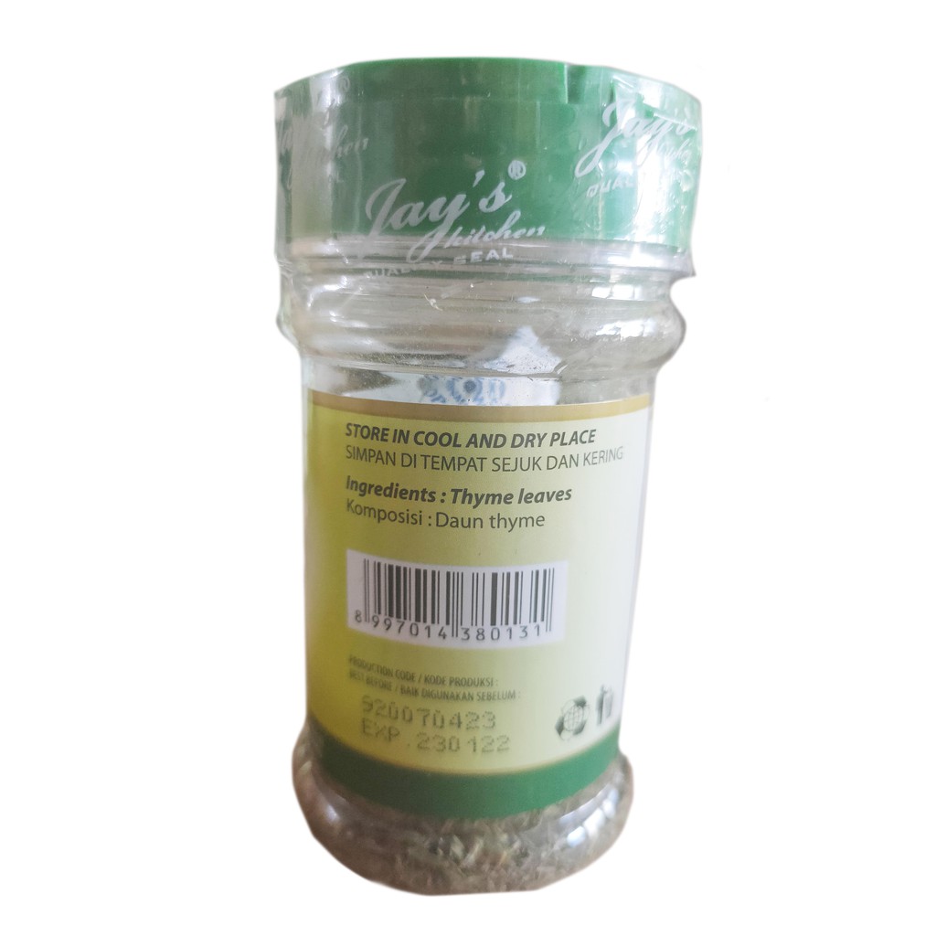 JAYS THYME LEAVES 27 GR - JAYS DAUN TIMI HALAL