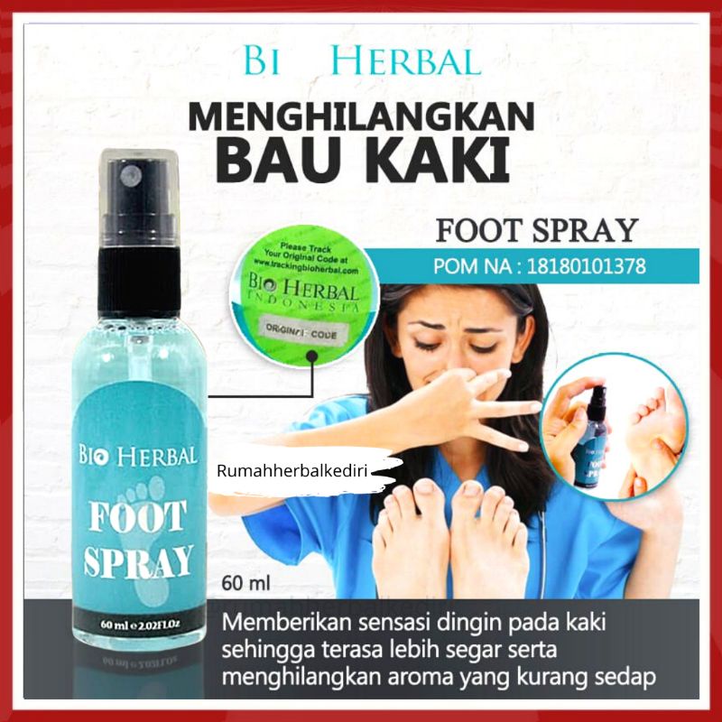 SPRAY DEODORANT PERAWATAN PADA KAKI - MENGHILANGKAN BAU TIDAK SEDAP PADA KAKI