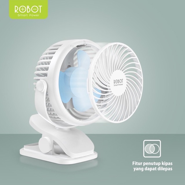 ROBOT RT-BF10 Portable Fan, Mini Fan Kipas Angin Mini - Garansi Resmi 1 Tahun