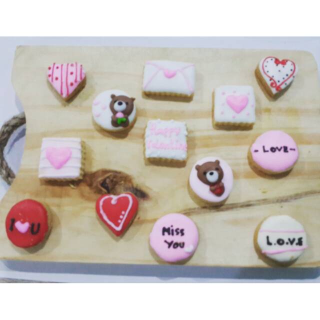 

Valentine cookies mix