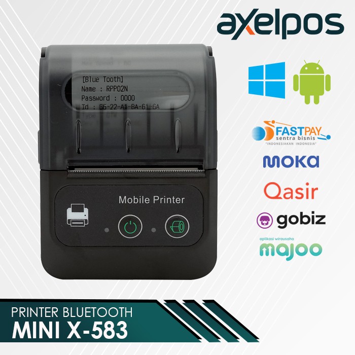 PRINTER BLUETOOTH MINI THERMAL KASIR X-583