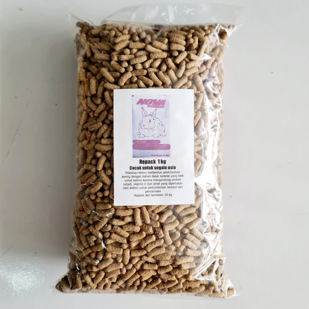 Nova rabbit food  1 kg alfafa pink