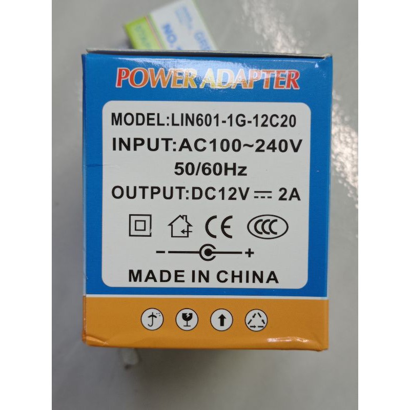 Adaptor Adapter 12V 2A 12volt bagus