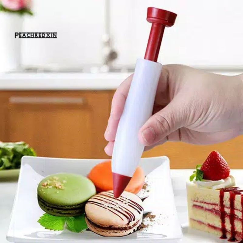 Pen Dekorasi Kue / Penghias Kue Bolu Tart Silikon Silicone