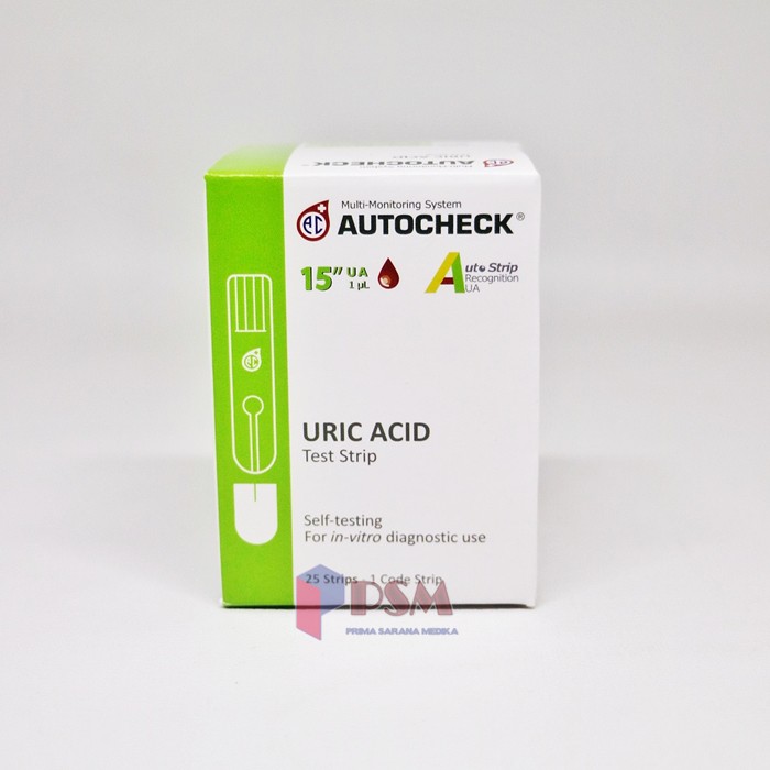 Autocheck Strip Asam Urat / Uric Acid Strip / Strip Autocheck