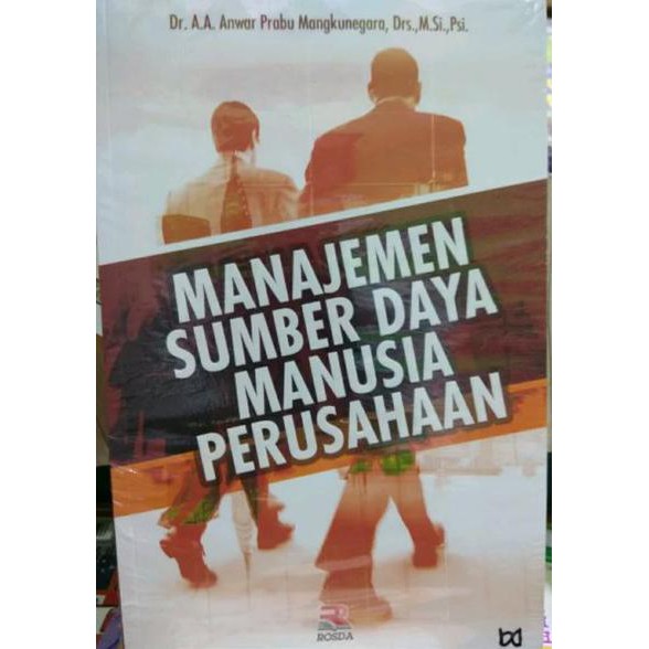 JUAL BUKU Buku Manajemen Sumber Daya Manusia, Dr. Anwar Prabu Mangkunegara