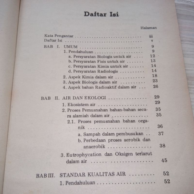 Pencemaran Air Dasar Dasar dan Pokok Pokok Penanggulangannya - Seri Lingkungan Pencemaran - Dr Slamet Ryadi Skm - Penerbit Karya Anda Surabaya Usana Offset - Original