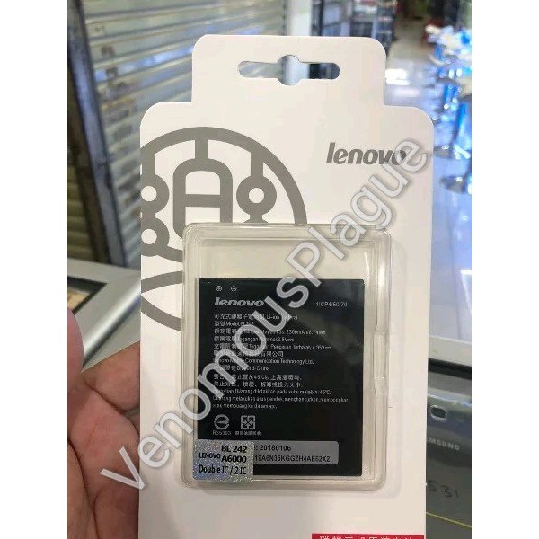 Battery Baterai Batre LENOVO A6000 A6000 Plus Lenovo  A6010 BL242 BL 242 ORIGINAL Batteri Batrei