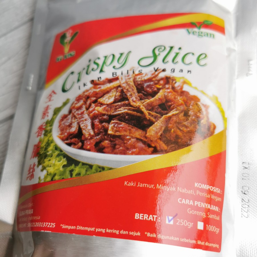 

Terlaris! Xu Xing Crispy Slice Ikan Bilis Teri Vegan Vegetarian 250gr