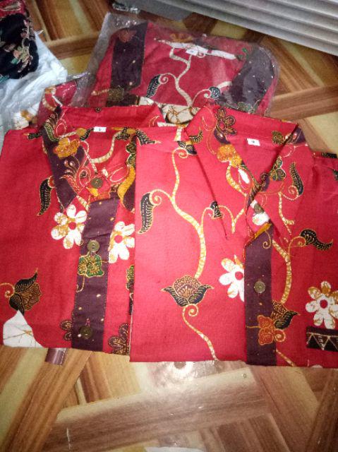 Batik Seragam Couple Plus Anak Zigzag