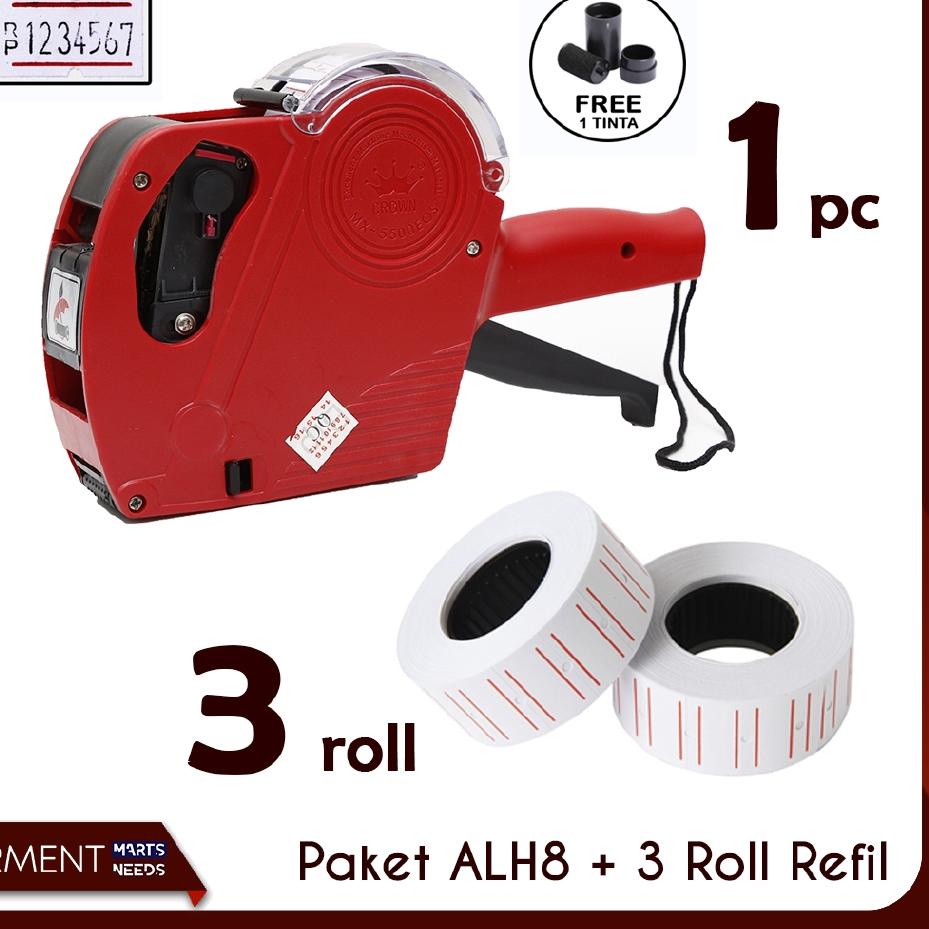 

Baru ALAT LABEL HARGA PRICE LABELLER MX 5500 & 3 ROLL ~