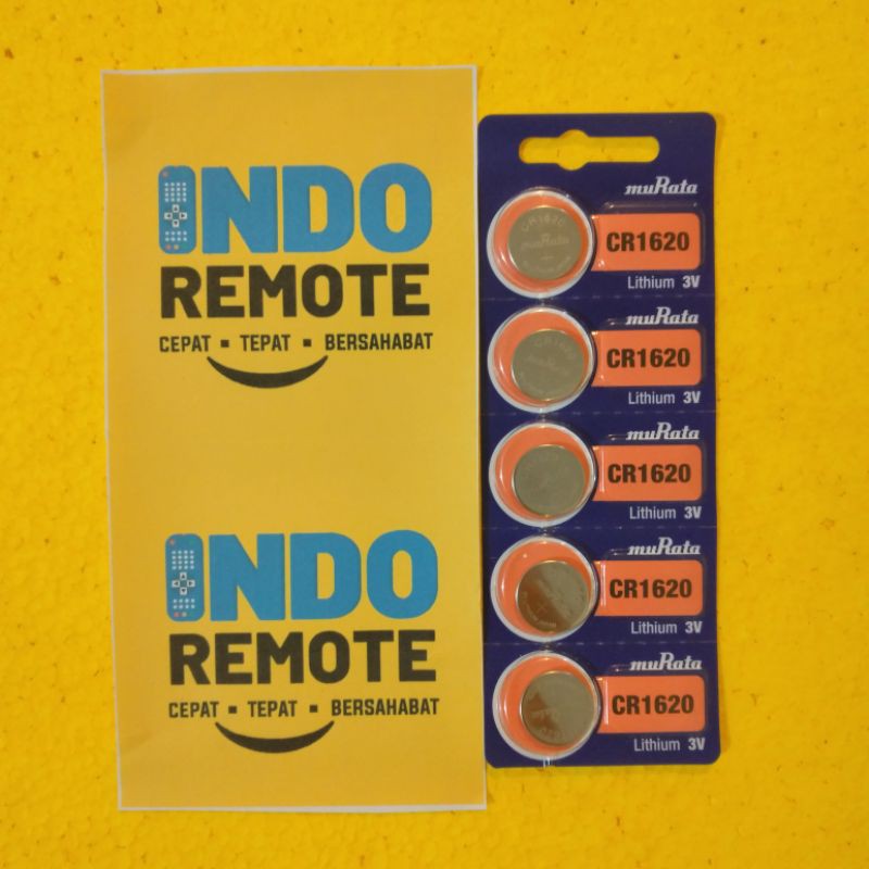 BATRE BATERAI UNTUK REMOTE KUNCI MOBIL MURATA CR1620