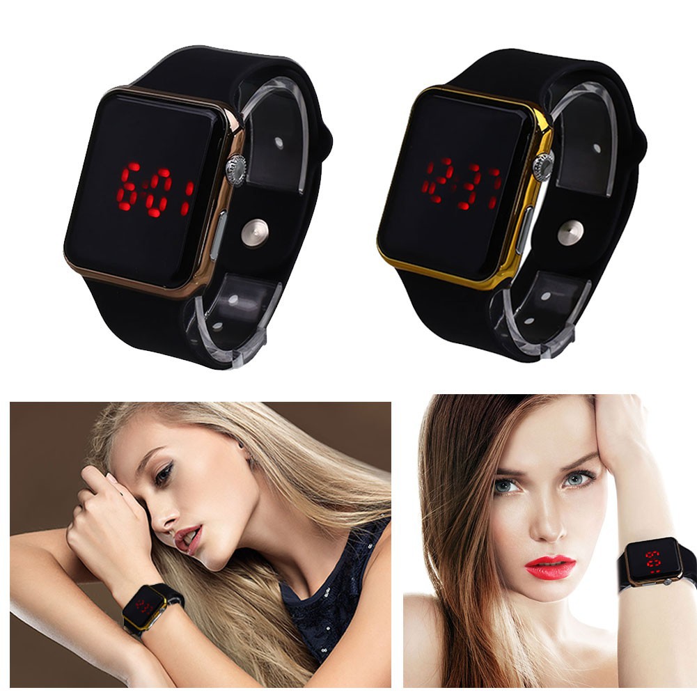 【KOK】✅COD Jam Tangan Couple Tahan Air Cerdas LED Watch Elektronik  Jam tangan LED mewah anti air untuk pelajar 1 PC-1
